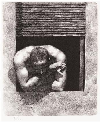 JOSEPH HIRSCH (1910-1981) Window, (Male Nude in Window / Female Nude in Window).
